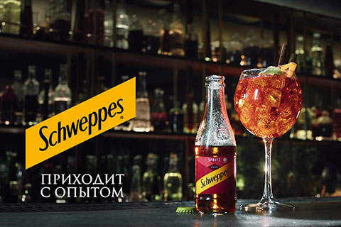 Фуд стилист Билунова для Schweppes